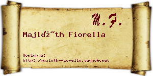 Majláth Fiorella névjegykártya